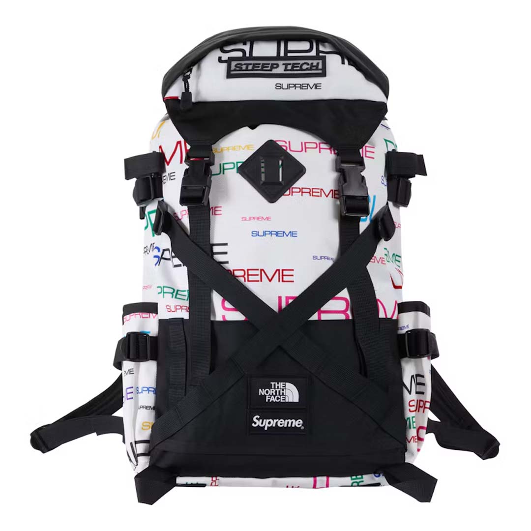 Supreme The North Face Steep Tech Backpack White Multi by Supreme - NWAHYPE No.1 for streetwear Accessories in USA