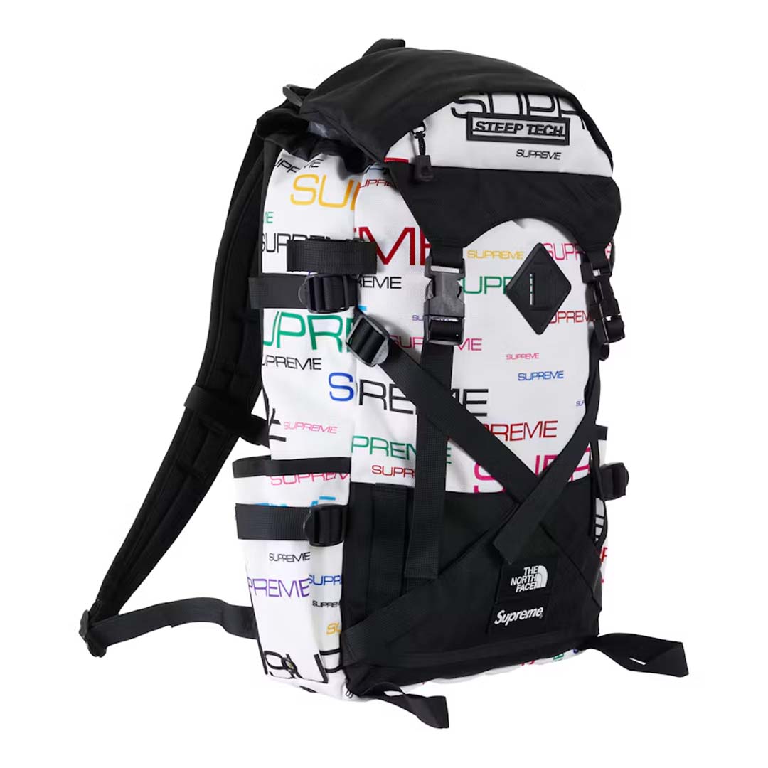 Supreme The North Face Steep Tech Backpack White Multi by Supreme - NWAHYPE No.1 for streetwear Accessories in USA