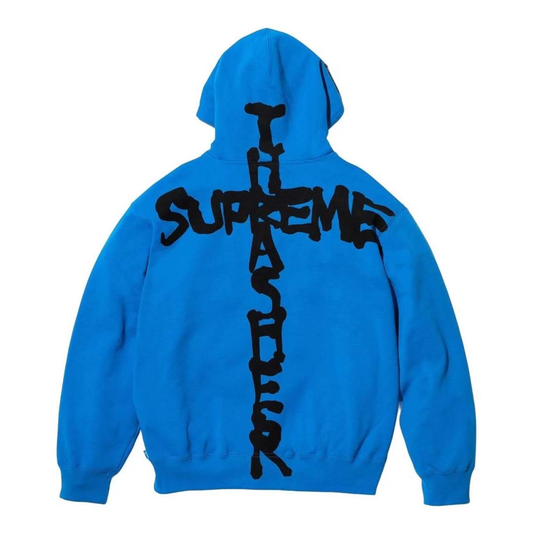 Supreme Thrasher Zip Up Hoodie Blue by Supreme - NWAHype No.1 for streetwear Hoodies in USA