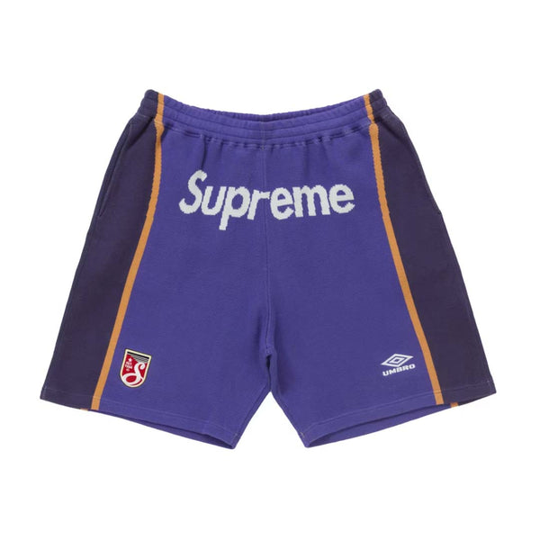 Supreme Umbro Knit Shorts Purple by Supreme - NWAHYPE No.1 for streetwear Shorts in USA