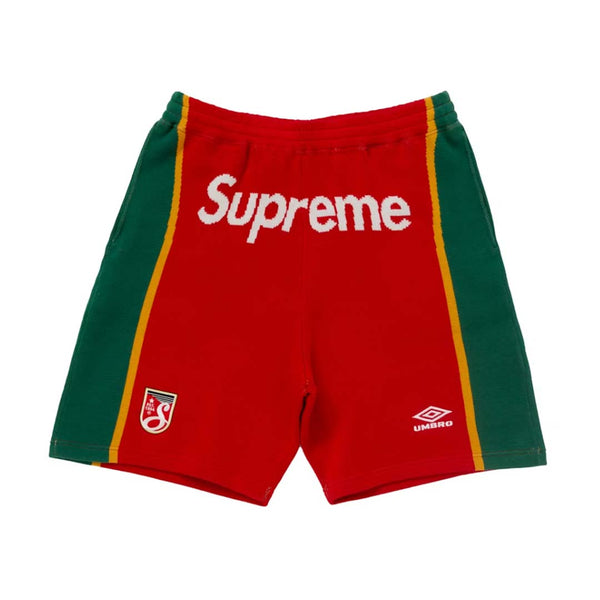 Supreme Umbro Knit Shorts Red by Supreme - NWAHYPE No.1 for streetwear Shorts in USA