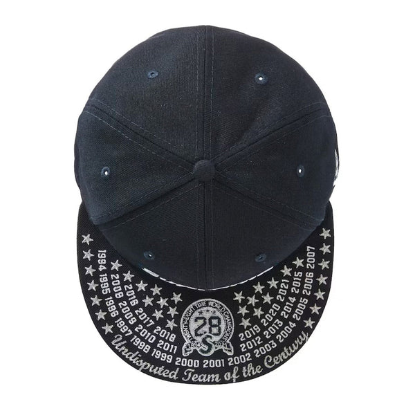 Supreme Undisputed Box Logo New Era Fitted Hat Navy by Supreme - NWAHype No.1 for streetwear Hats in USA