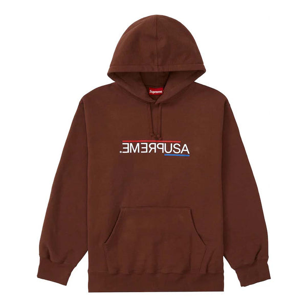 Supreme USA Sweatshirt 'Brown' by Supreme - NWAHype 1 for streetwear Hoodies in USA