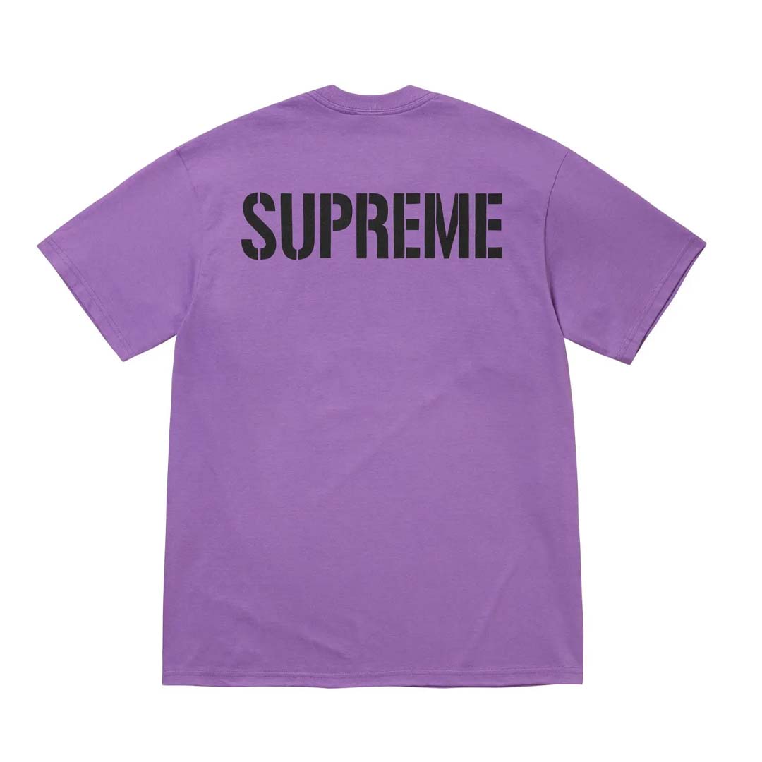 Supreme World Famous T-Shirt in Purple - Stylish & Trendy – NWAHYPE