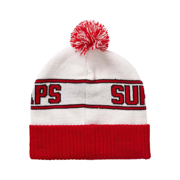 Supreme WTAPS Beanie White Red by Supreme - NWAHYPE No.1 for streetwear Beanies in USA