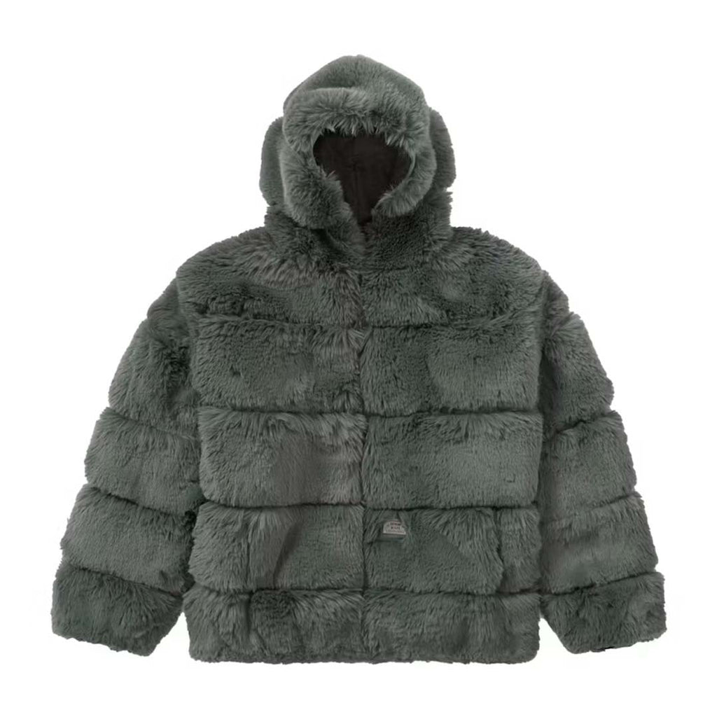 Supreme WTAPS Faux Fur Hooded Jacket Green by Supreme - NWAHYPE No.1 for streetwear Hoodies in USA