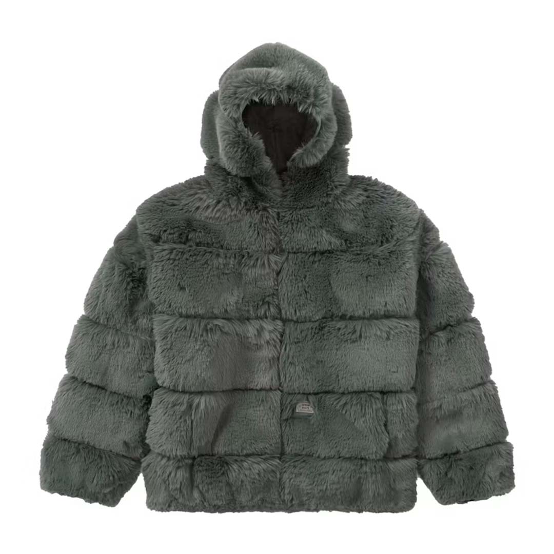 Supreme WTAPS Faux Fur Hooded Jacket Green by Supreme - NWAHYPE No.1 for streetwear Hoodies in USA