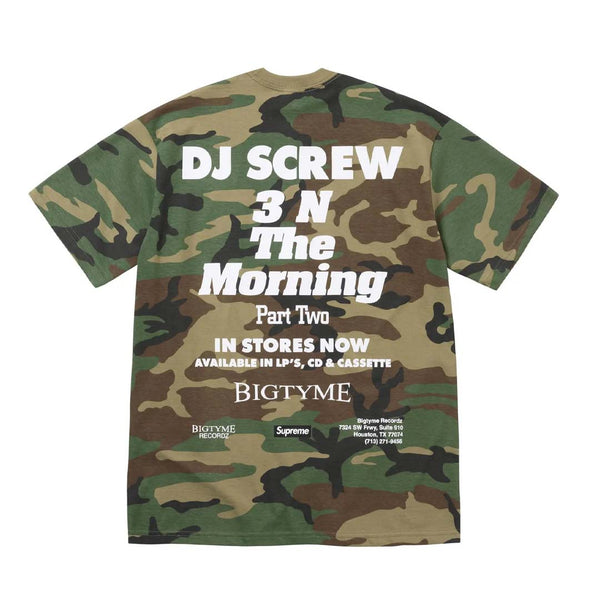 Supreme x Dj Screw Suc Tee 'Woodland Camo' by Supreme - NWAHYPE No.1 for streetwear T-Shirts in USA
