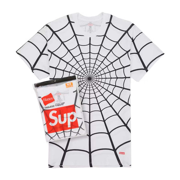 Supreme x Hanes Spider-Man Tagless Tees (2 Pack) 'White' by Supreme - NWAHYPE No.1 for streetwear T-Shirts in USA