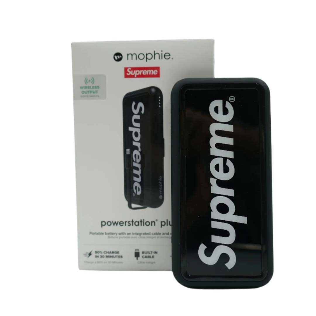 Supreme x Mophie Powerstation Plus XL Black by Supreme - NWAHYPE No.1 for streetwear Accessories in USA