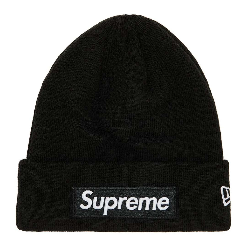 Supreme x New Era Box Logo Beanie 'Black' by Supreme - NWAHype No.1 for streetwear Beanies in USA