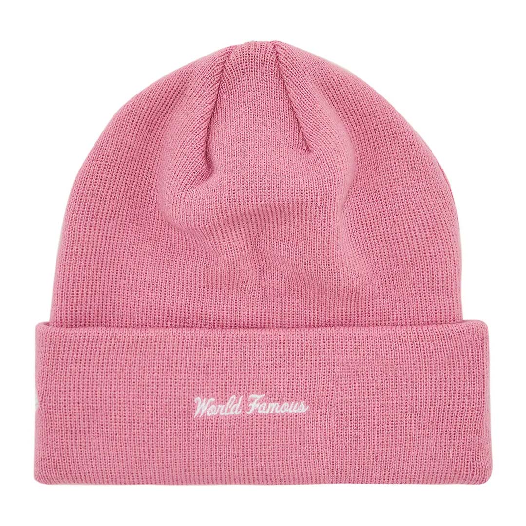 Supreme x New Era Box Logo Beanie 'Dusty Pink' by Supreme - NWAHype No.1 for streetwear Beanies in USA