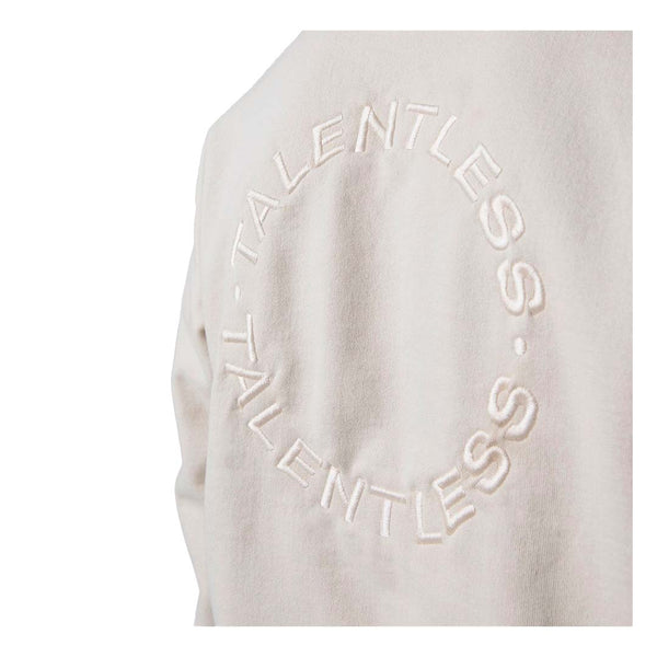 Talentless Heavyweight Circle Logo Embroidered Hoodie Bone by Talentless - NWAHype 1 for streetwear Hoodies in USA