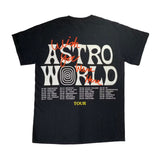 Travis Scott Astroworld Tour Wish You Were Here Tee Black by Travis Scott - NWAHype 1 for streetwear T-Shirts in USA