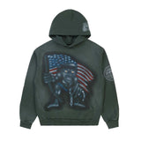 Travis Scott Metlife Flag Hoodie Washed Green by Travis Scott - NWAHype 1 for streetwear Hoodies in USA