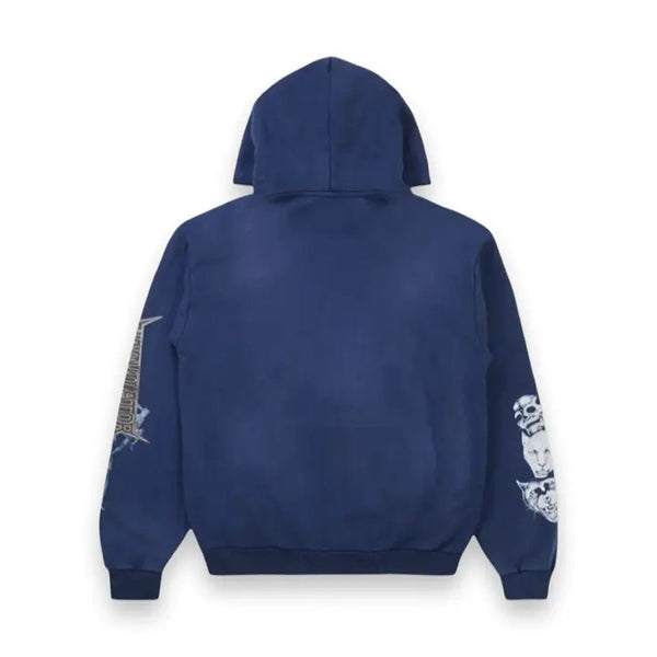 Travis Scott NYC Metlife Utopia Blue Washed Hoodie by Travis Scott - NWAHype 1 for streetwear Hoodies in USA