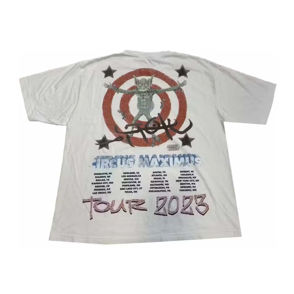 Travis Scott Utopia Circus Maximus 2023 Tour III Tee by Travis Scott - NWAHYPE No.1 for streetwear T-Shirts in USA