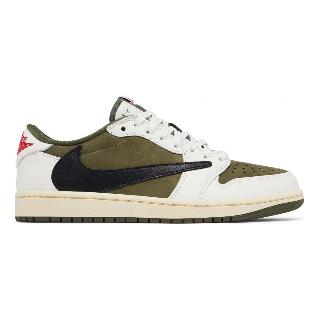 Travis Scott x Air Jordan 1 Retro Low OG SP 'Reverse Olive / Medium Olive' by Travis Scott - NWAHype No.1 for streetwear