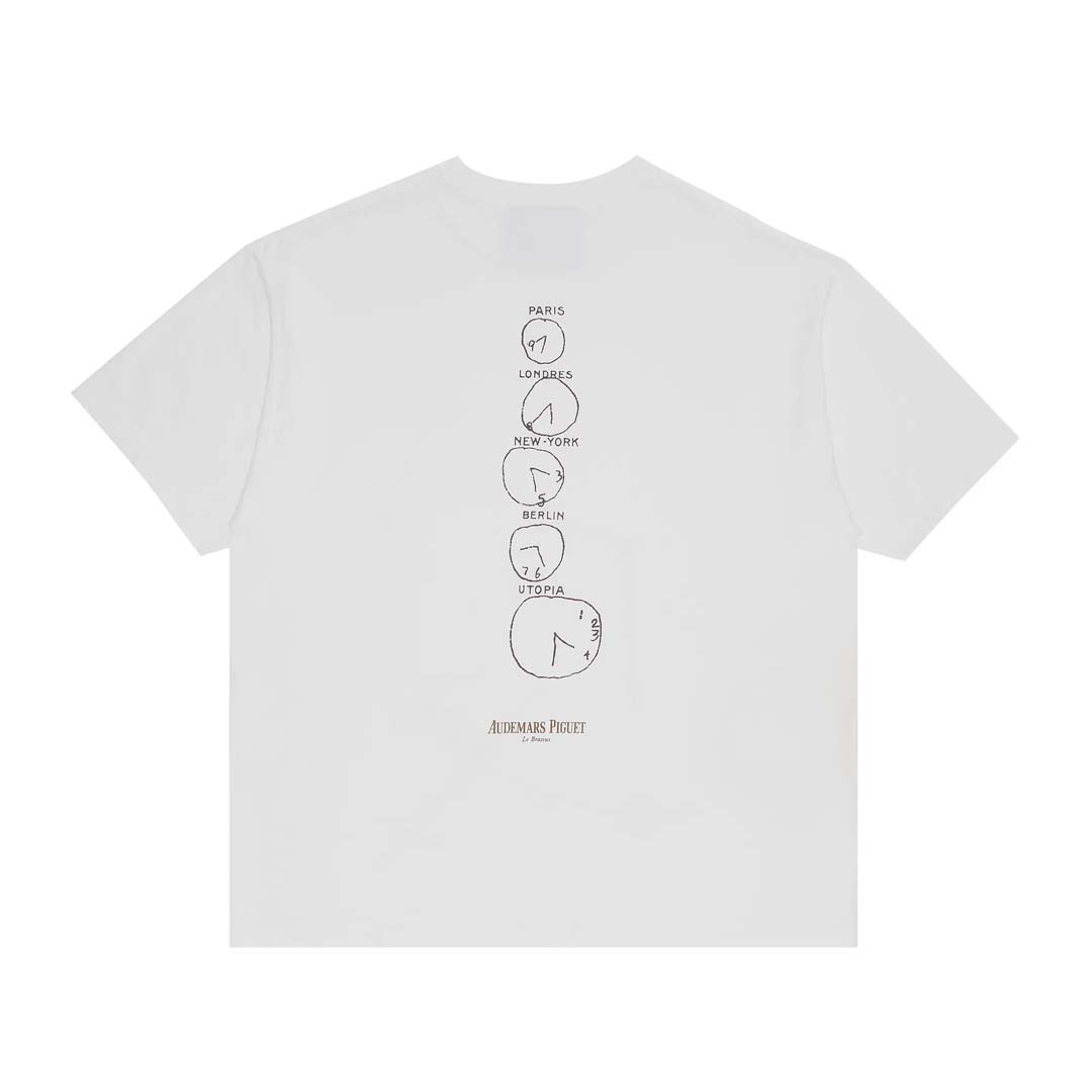 Travis Scott x Audemars Piguet Time Zones Tee White by Travis Scott - NWAHype No.1 for streetwear T-Shirts in USA