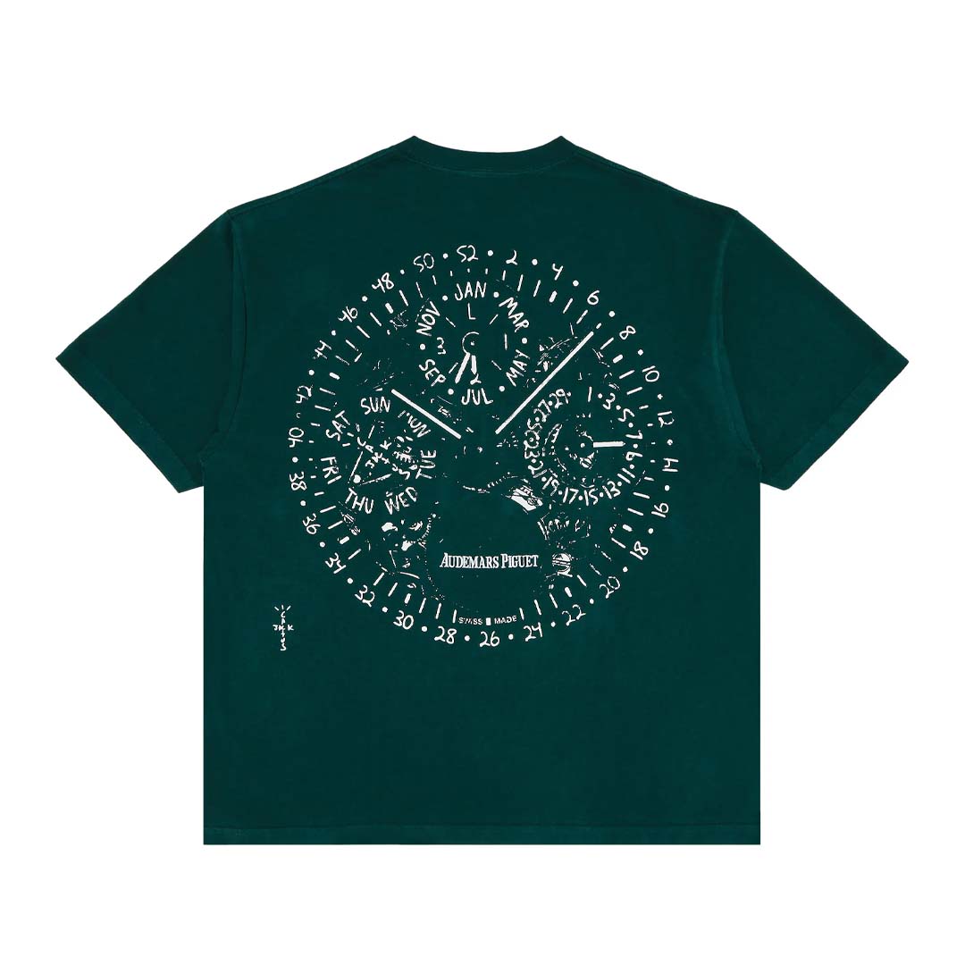 Travis Scott x Audemars Piguet Watch Face Tee Green by Travis Scott - NWAHype No.1 for streetwear T-Shirts in USA
