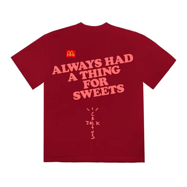 Travis Scott x McDonald's Apple Pie Tee Red by Travis Scott - NWAHYPE No.1 for streetwear T-Shirts in USA