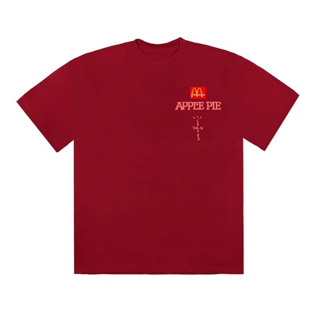 Travis Scott x McDonald's Apple Pie Tee Red by Travis Scott - NWAHYPE No.1 for streetwear T-Shirts in USA