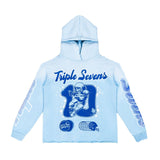 Triple Sevens All Star Hoodie Blue by Triple Sevens - NWAHype 1 for streetwear Hoodies in USA