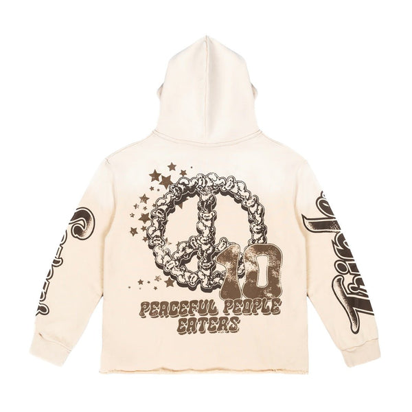 Triple Sevens All Star Hoodie Brown Cream by Triple Sevens - NWAHype 1 for streetwear Hoodies in USA