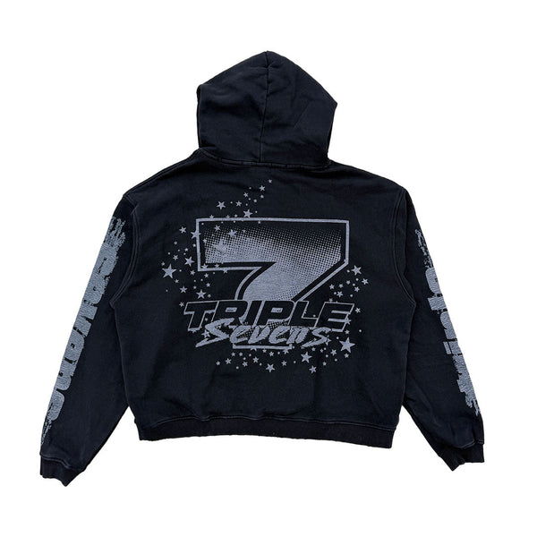 Triple Sevens All Star Hoodie V2 Faded Black by Triple Sevens - NWAHype 1 for streetwear Hoodies in USA