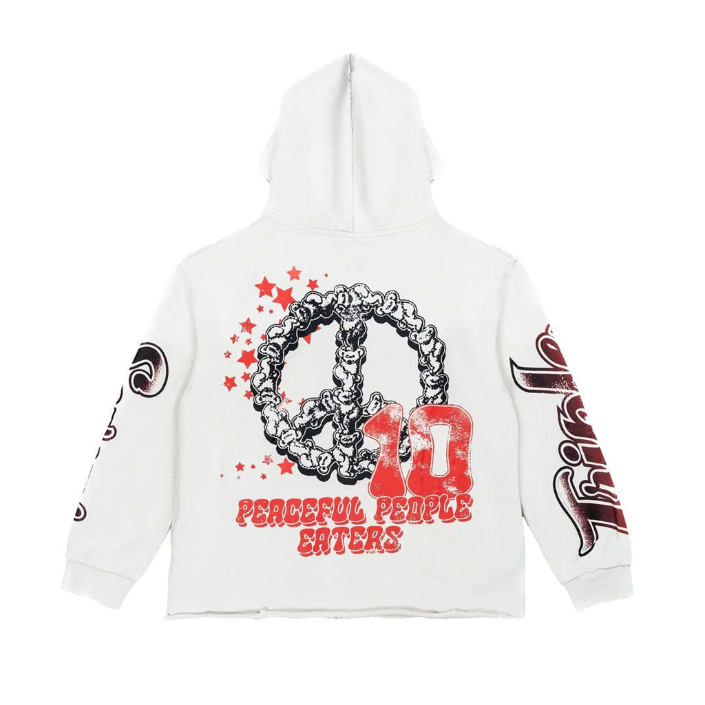 Triple Sevens All Star Hoodie White Red by Triple Sevens - NWAHype 1 for streetwear Hoodies in USA