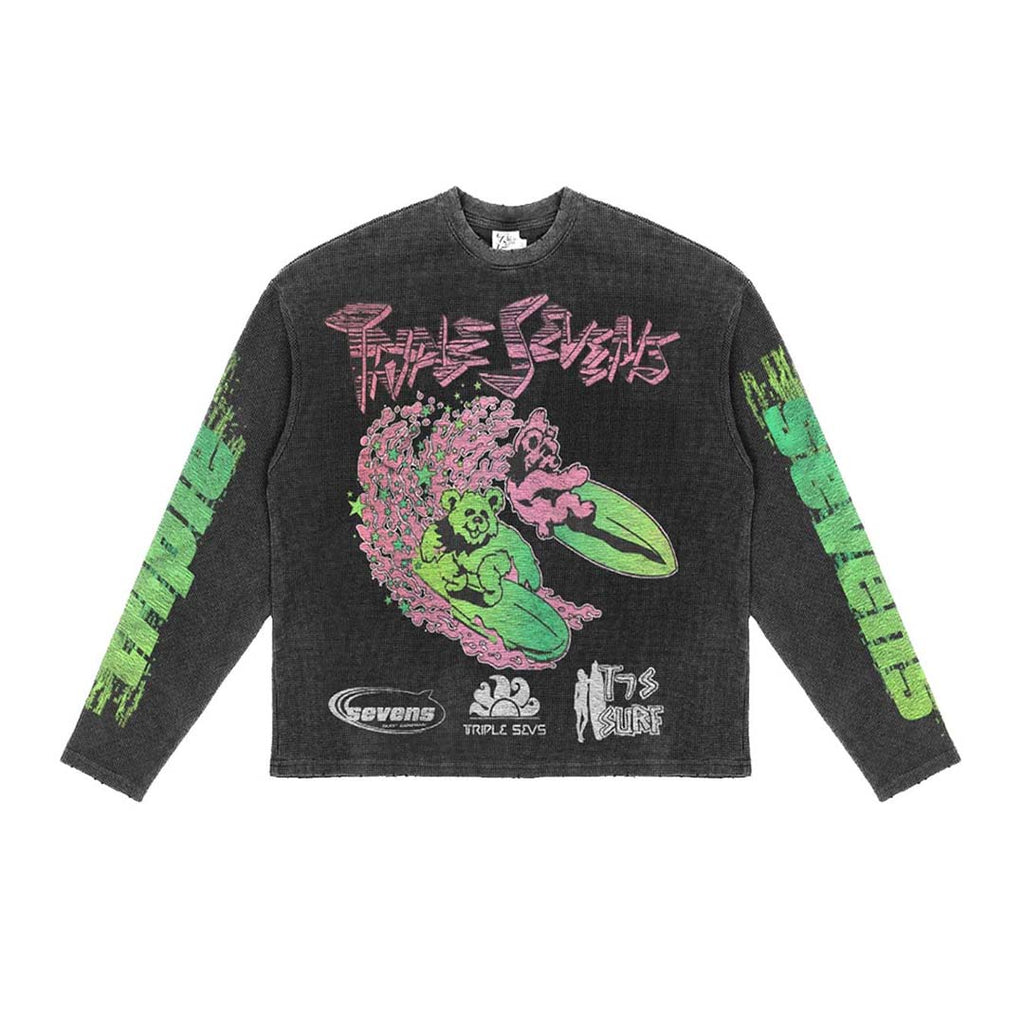 Triple Sevens All Star V2 Thermal LS Black Green by Triple Sevens - NWAHYPE No.1 for streetwear T-Shirts in USA