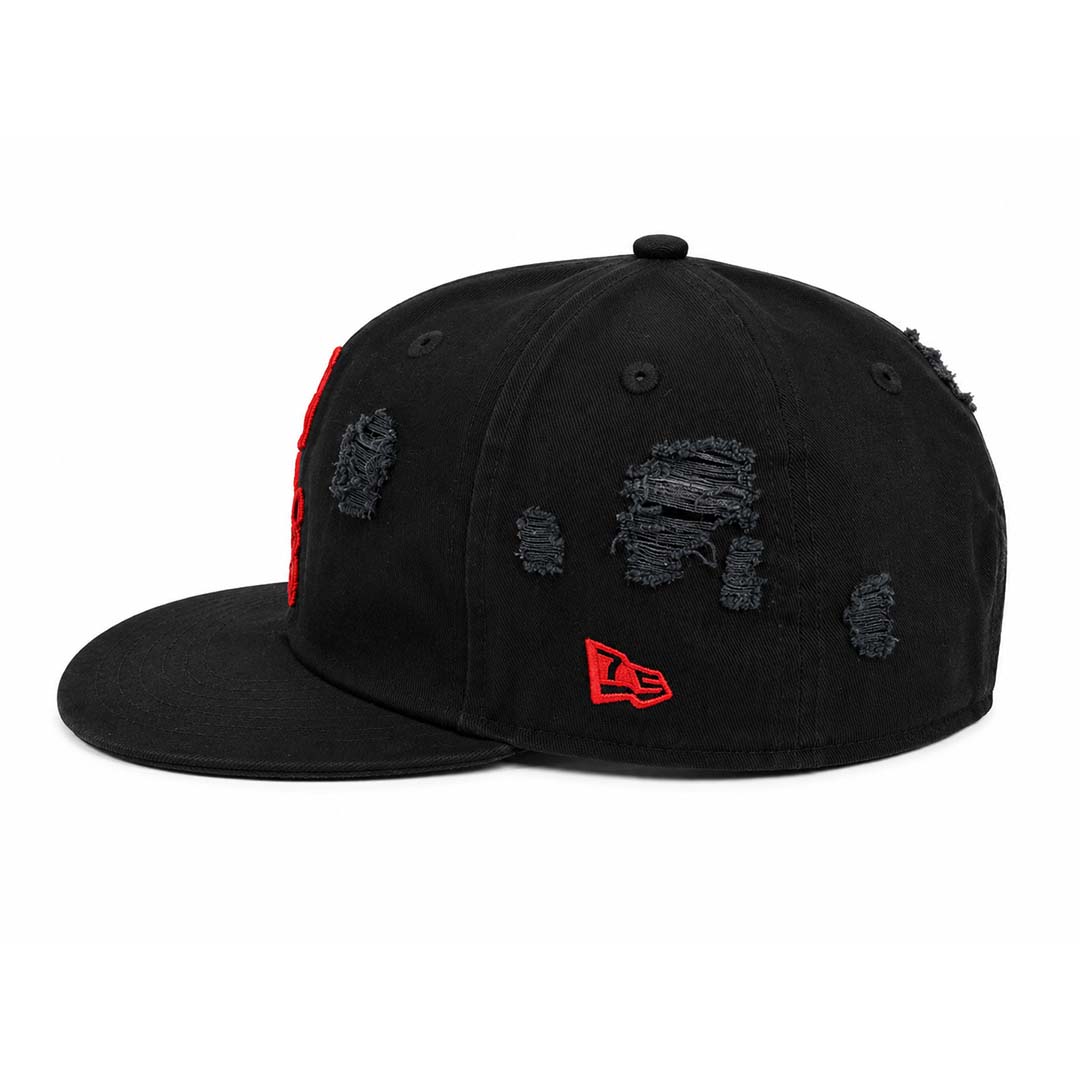 Triple Sevens Black Red Snapback Hat Sevs by Triple Sevens - NWAHYPE No.1 for streetwear Hats in USA