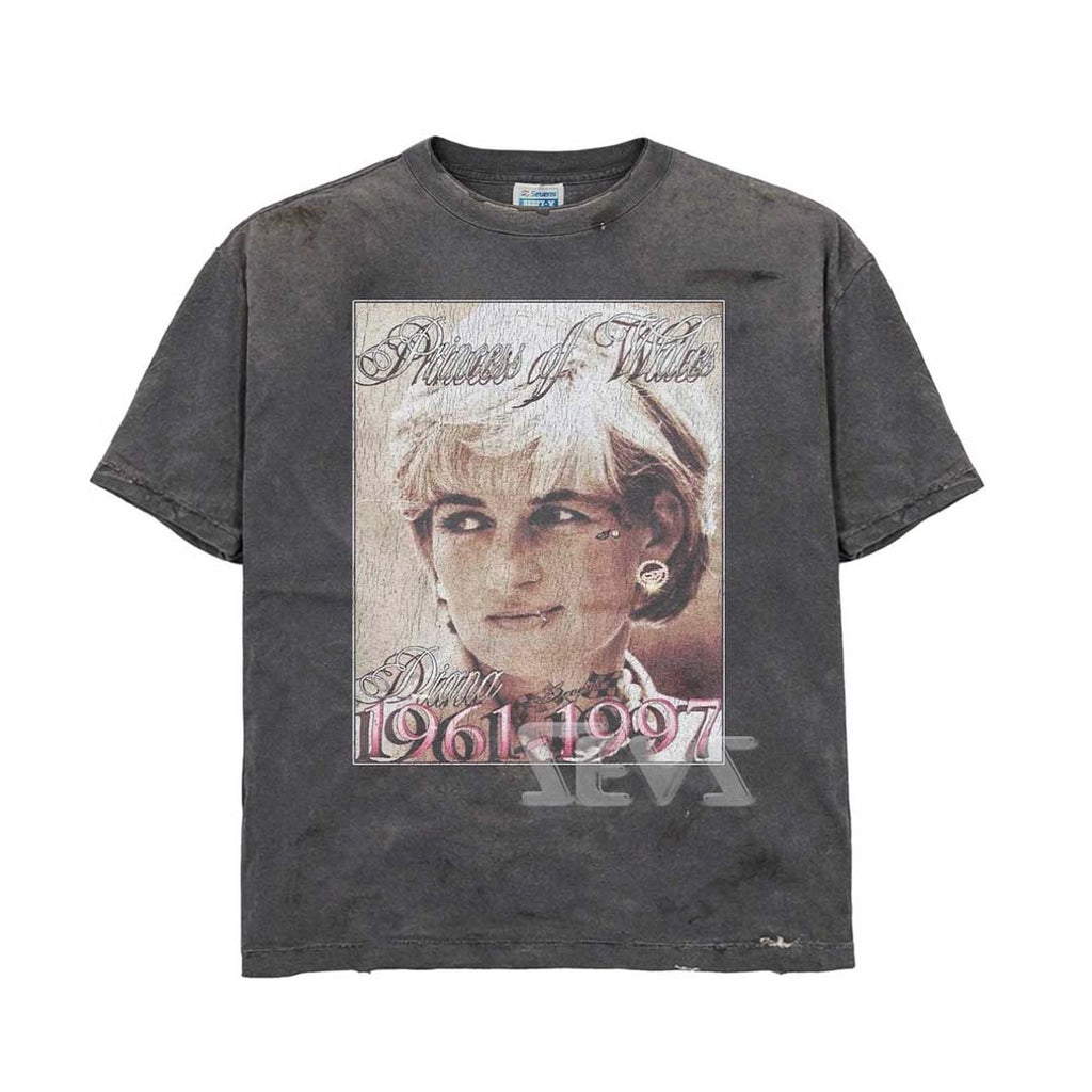 Triple Sevens Diana Grey Wash Tee by Triple Sevens - NWAHYPE No.1 for streetwear T-Shirts in USA