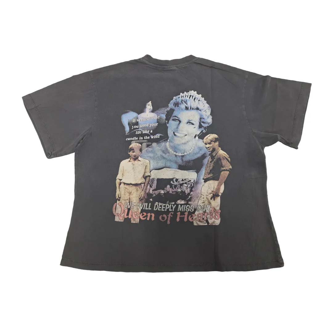 Triple Sevens Diana Grey Wash Tee by Triple Sevens - NWAHYPE No.1 for streetwear T-Shirts in USA