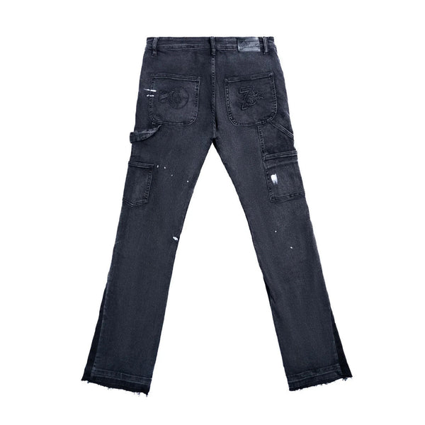 Triple Sevens Flared Denim Black by Triple Sevens - NWAHype 1 for streetwear Pants in USA