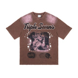 Triple Sevens Football Brown Tee by Triple Sevens - NWAHype 1 for streetwear T-Shirts in USA