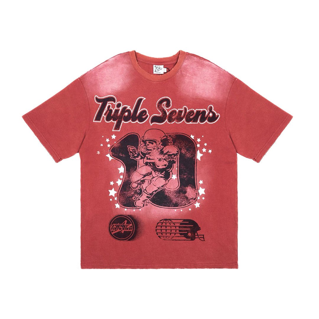 Triple Sevens Football Red Tee by Triple Sevens - NWAHype 1 for streetwear T-Shirts in USA