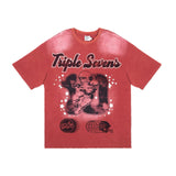 Triple Sevens Football Red Tee by Triple Sevens - NWAHype 1 for streetwear T-Shirts in USA