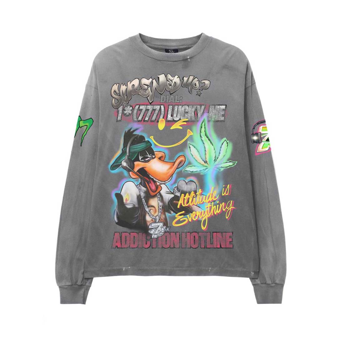 Triple Sevens Graffiti Concrete Long Sleeve Tee by Triple Sevens - NWAHYPE No.1 for streetwear T-Shirts in USA