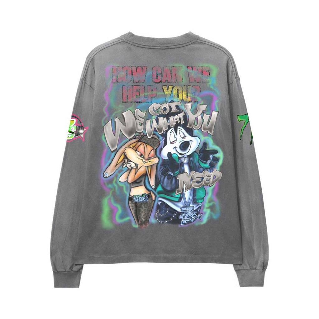 Triple Sevens Graffiti Concrete Long Sleeve Tee by Triple Sevens - NWAHYPE No.1 for streetwear T-Shirts in USA