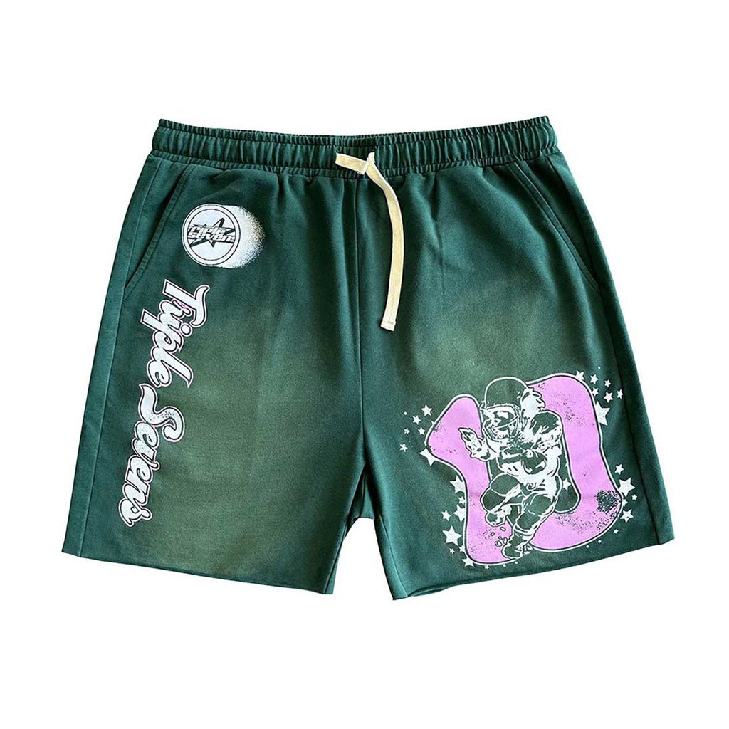 Triple Sevens Green Shorts by Triple Sevens - NWAHype No.1 for streetwear Shorts in USA