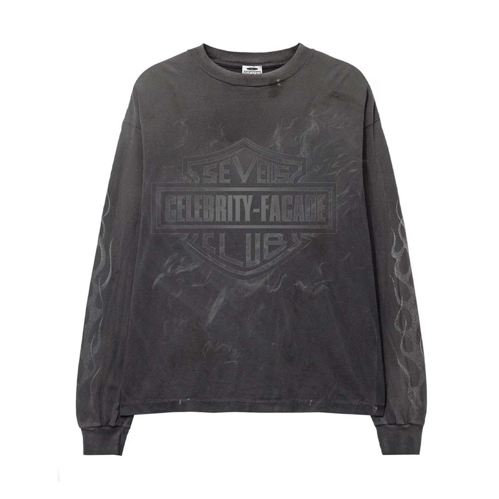 Triple Sevens Harley Long Sleeve Tee Faded Black by Triple Sevens - NWAHYPE No.1 for streetwear T-Shirts in USA