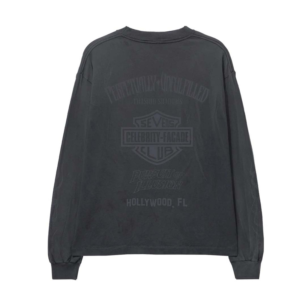 Triple Sevens Harley Long Sleeve Tee Faded Black by Triple Sevens - NWAHYPE No.1 for streetwear T-Shirts in USA