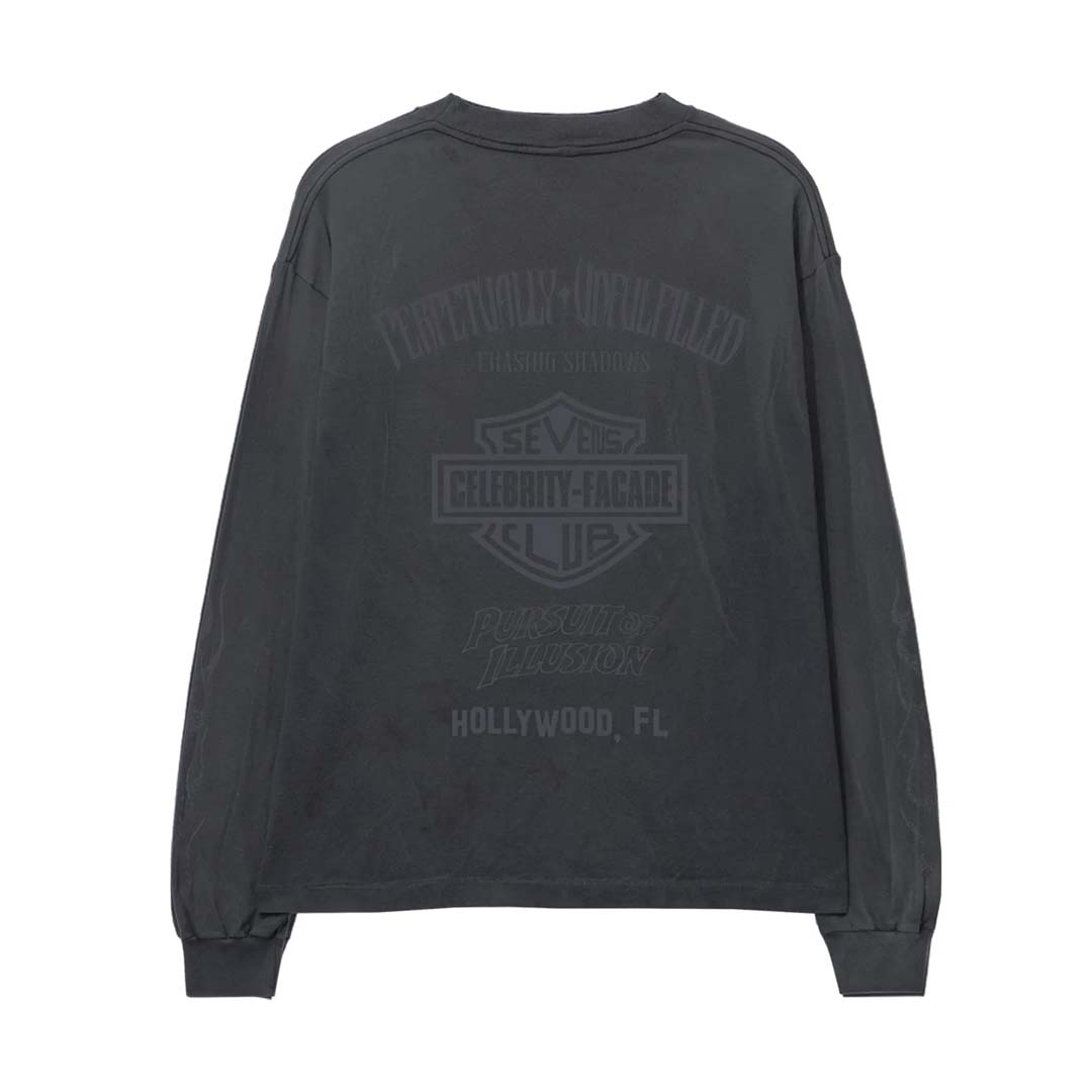 Triple Sevens Harley Long Sleeve Tee Faded Black by Triple Sevens - NWAHYPE No.1 for streetwear T-Shirts in USA