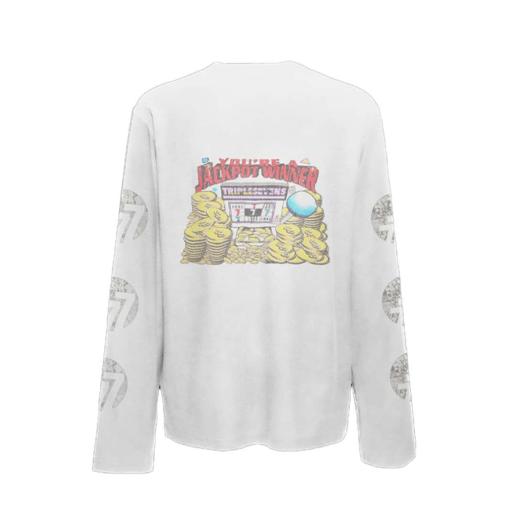 Triple Sevens Lucky Kiss White Tee by Triple Sevens - NWAHype 1 for streetwear T-Shirts in USA