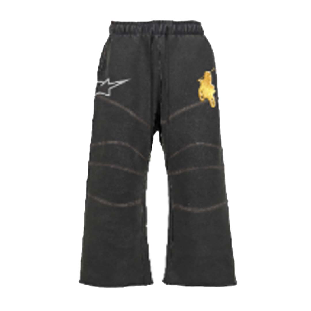 Triple Sevens Moto Black Sweatpants ComplexCon Exclusive by Triple Sevens - NWAHype 1 for streetwear Pants in USA
