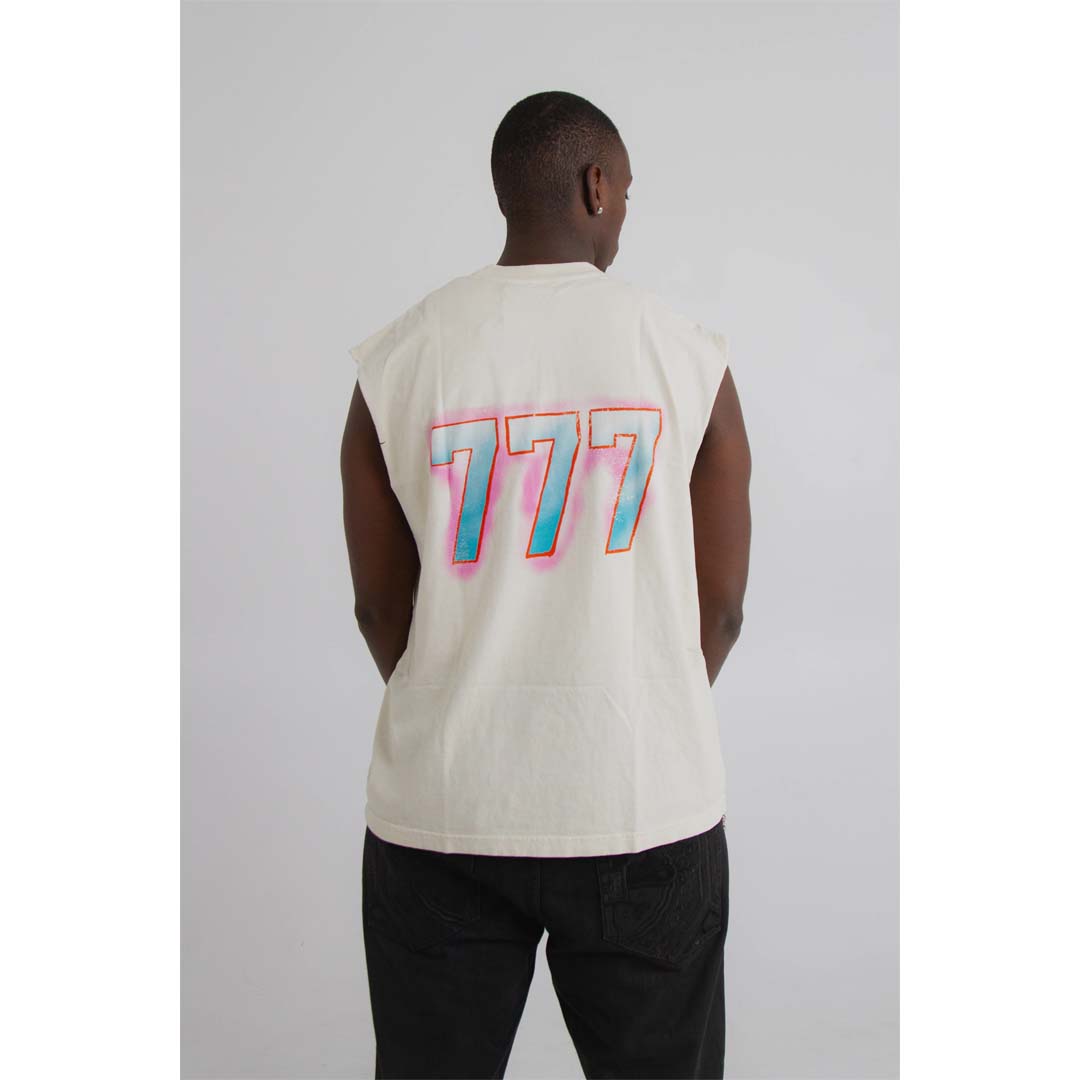 Triple Sevens NFL Sleeveless Tee Cream by Triple Sevens - NWAHype 1 for streetwear T-Shirts in USA