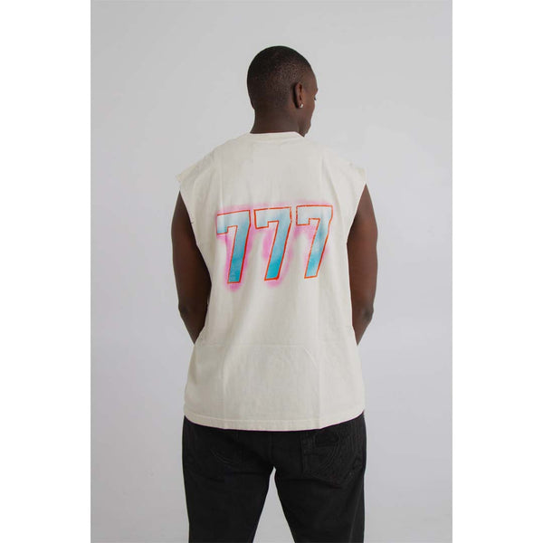 Triple Sevens NFL Sleeveless Tee Cream by Triple Sevens - NWAHype 1 for streetwear T-Shirts in USA