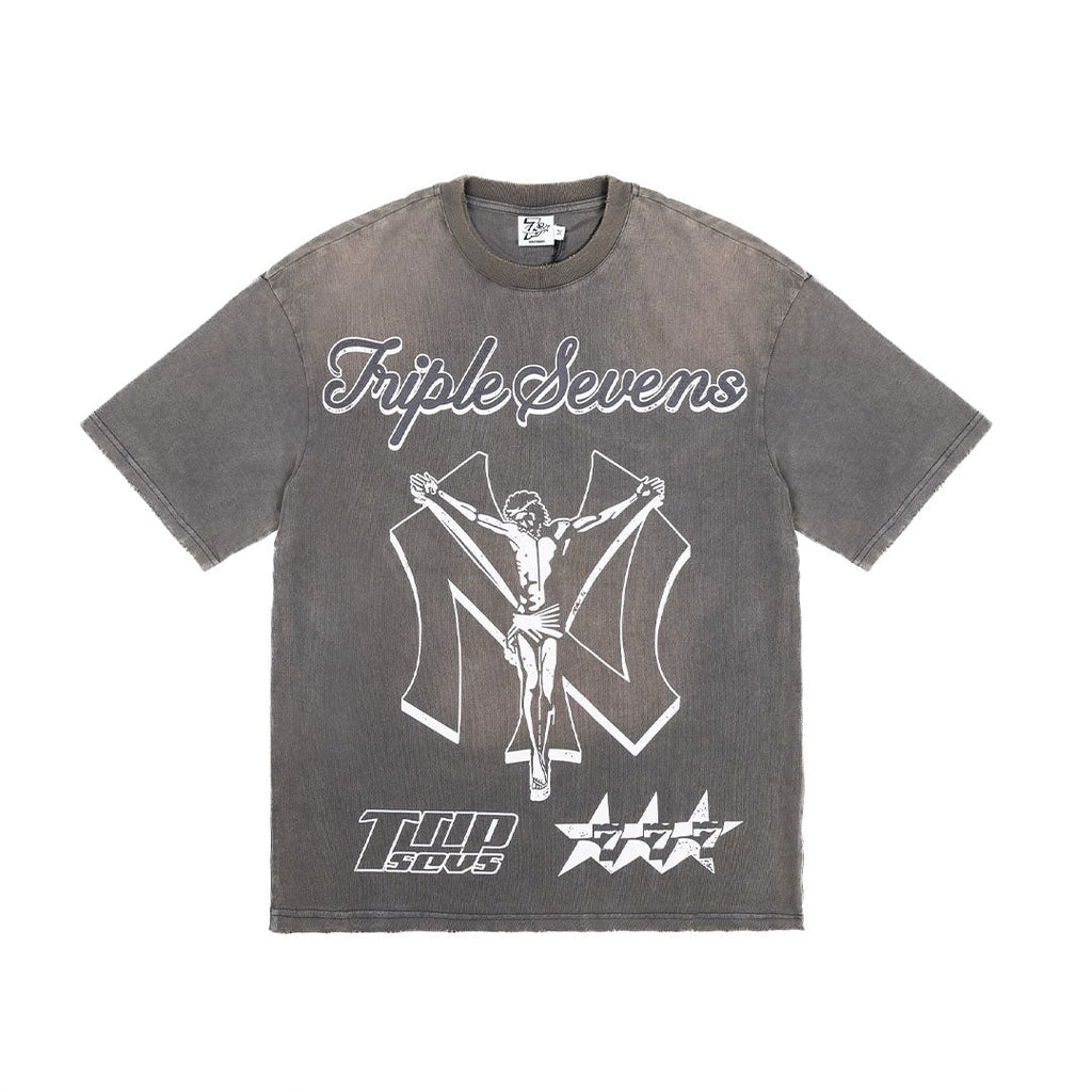 Triple Sevens NY Jesus Olive Tee by Triple Sevens - NWAHype 1 for streetwear T-Shirts in USA
