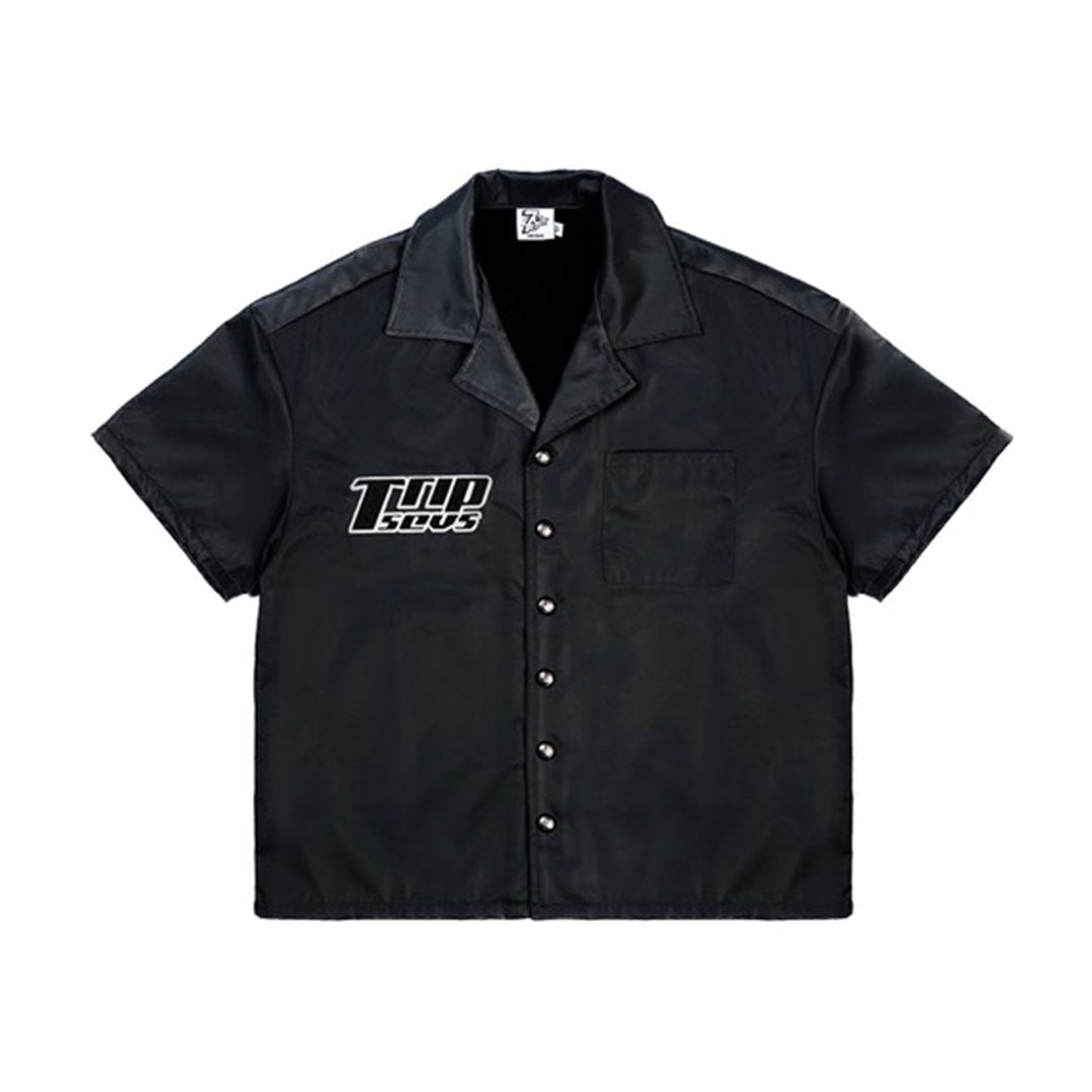 Triple Sevens Nylon Button Up Black by Triple Sevens - NWAHype 1 for streetwear T-Shirts in USA